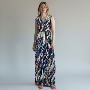 Soma Maxi Dress, Multi-Color Print M